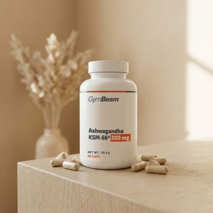 Ashwagandha KSM-66® - GymBeam 90 kaps.