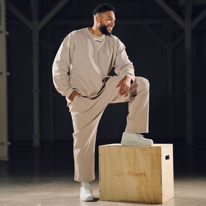 Mikina Aura Jumper Grey - GymBeam L