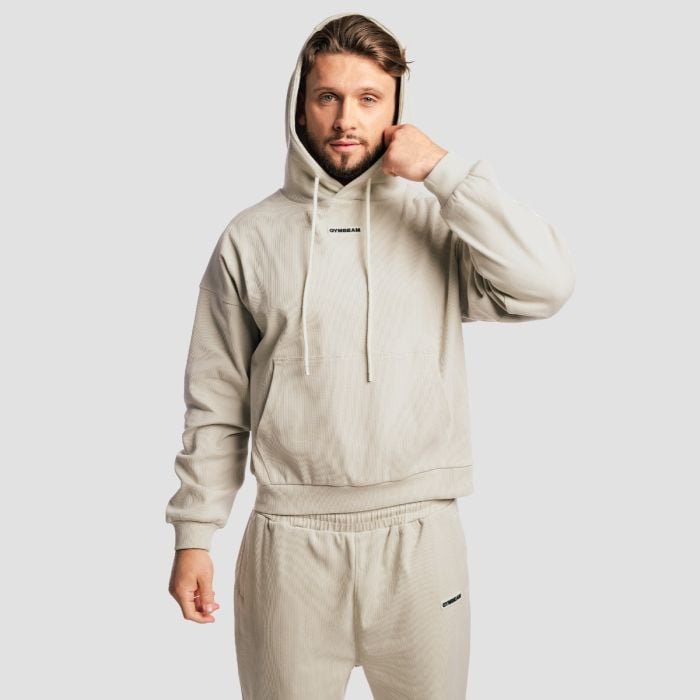 Mikina Aura Hoodie Grey - GymBeam L