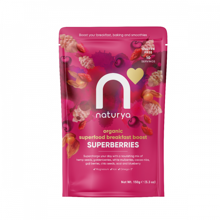 Raňajková zmes Superfood Breakfast Boost Superberries - Naturya