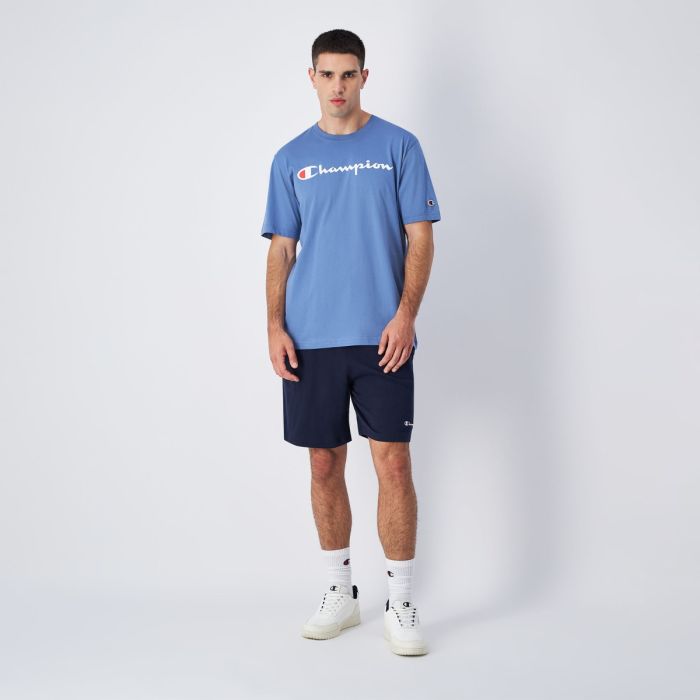 Tričko Big Logo Jersey Blue - Champion L