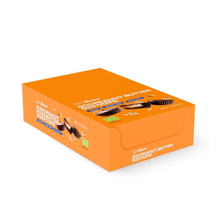 BIO Košíčky s arašidovým maslom - GymBeam 39 g