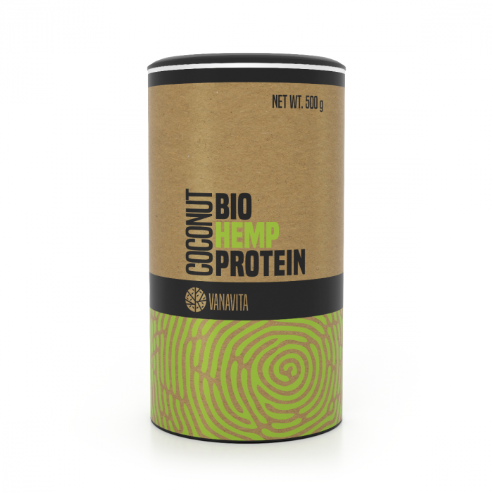 BIO Konopný proteín - VanaVita 500 g - čokoláda