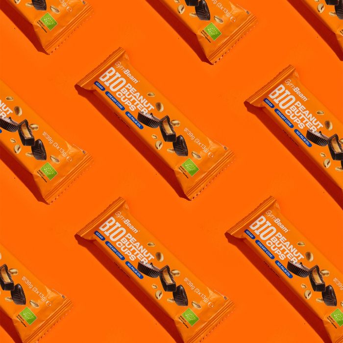 BIO Košíčky s arašidovým maslom - GymBeam 39 g