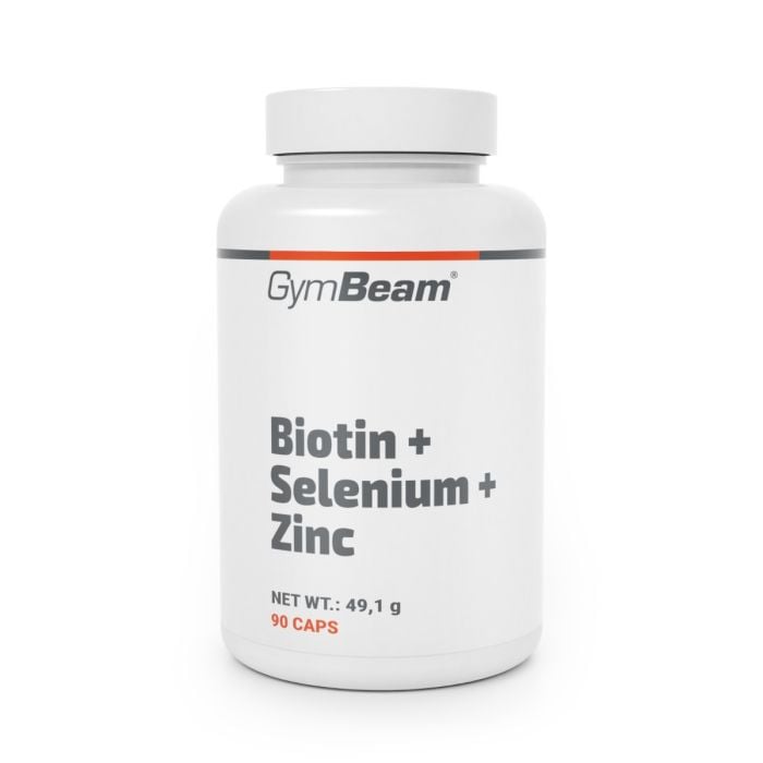 Biotin + Selenium + Zinc - GymBeam 90 kaps.