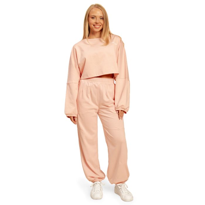 Dámska mikina Cropped Bliss Pink - BeastPink S