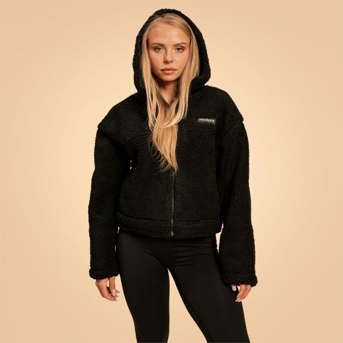 Dámska bunda Hoodie Bliss Black - BeastPink M
