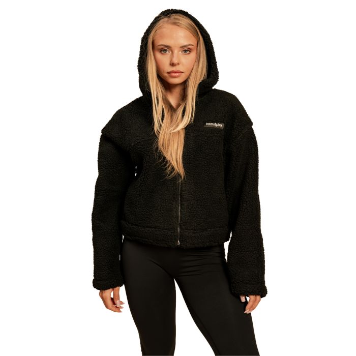 Dámska bunda Hoodie Bliss Black - BeastPink M