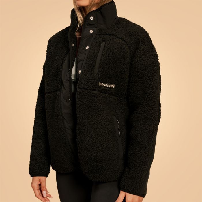 Dámska bunda Bliss Black - BeastPink M