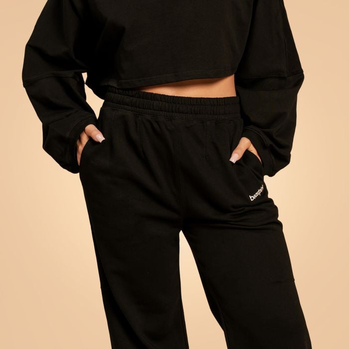 Dámske tepláky Bliss Black - BeastPink L