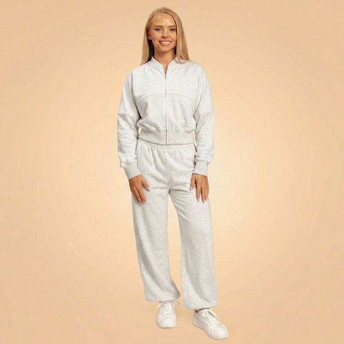 Dámska mikina Zip-Up Bliss Grey - BeastPink M