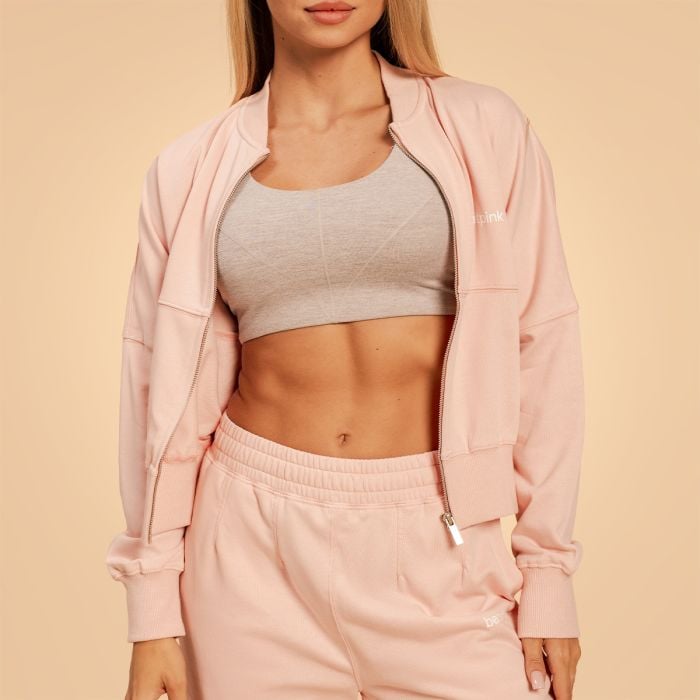 Dámska mikina Zip-Up Bliss Pink - BeastPink XL