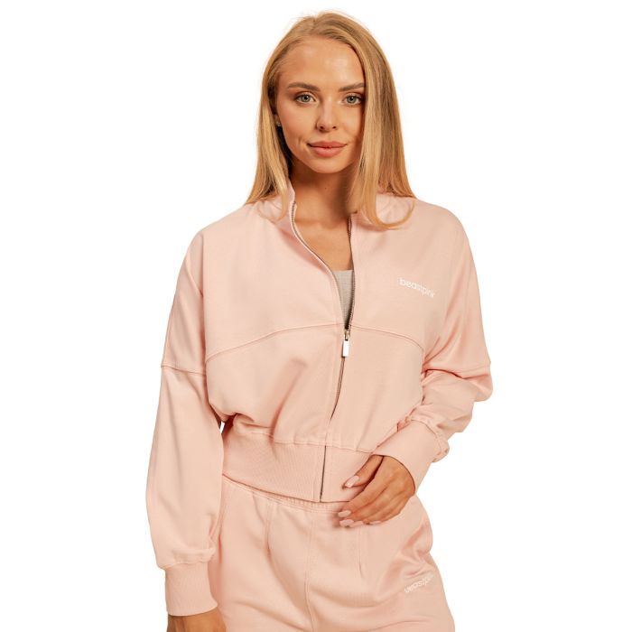 Dámska mikina Zip-Up Bliss Pink - BeastPink XL