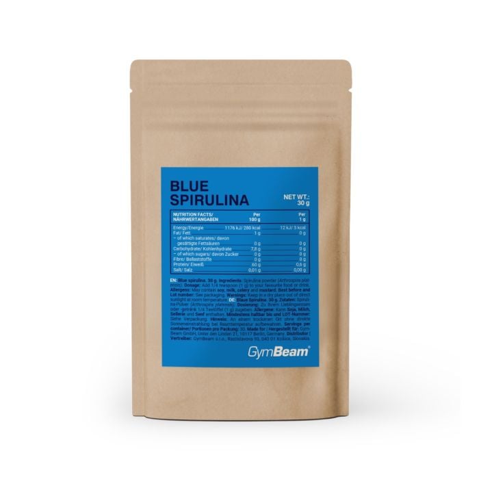 Modrá spirulina - GymBeam 30 g