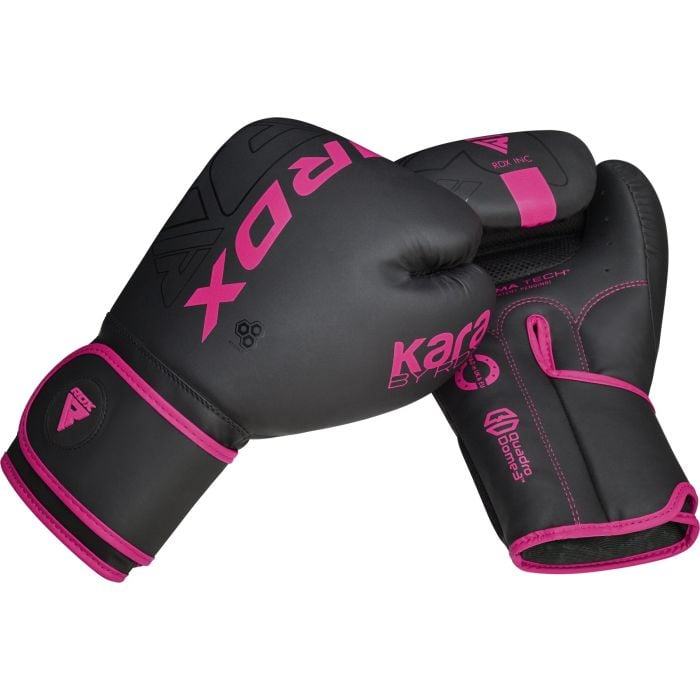 Boxerské rukavice F6 Kara Pink - RDX 12 OZ