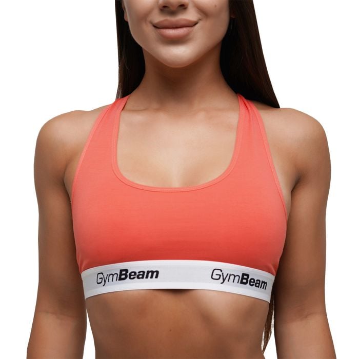 Podprsenka Bralette Strawberry Red - GymBeam M