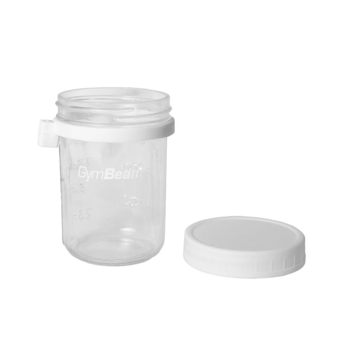 Raňajkový pohár White 350 ml - GymBeam single_variant