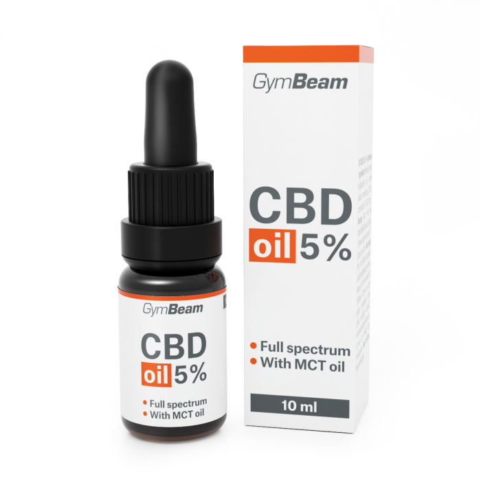 CBD olej 5% - GymBeam 10 ml