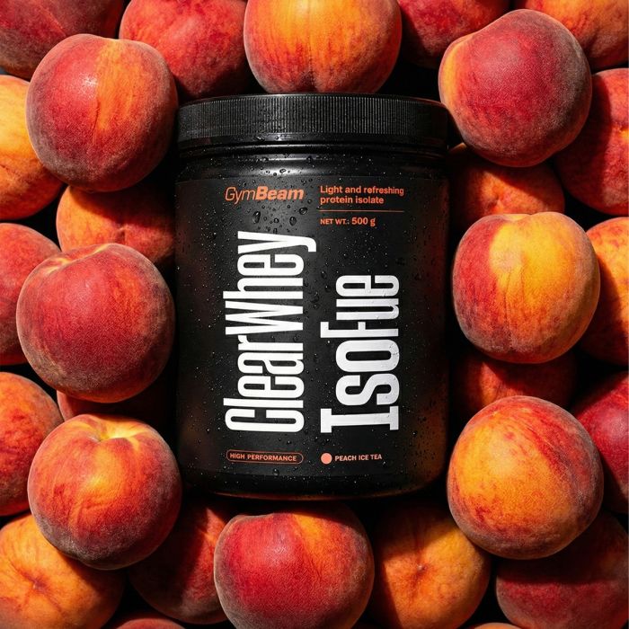 Clear Whey IsoFue - GymBeam 500 g - broskyňa ľadový čaj