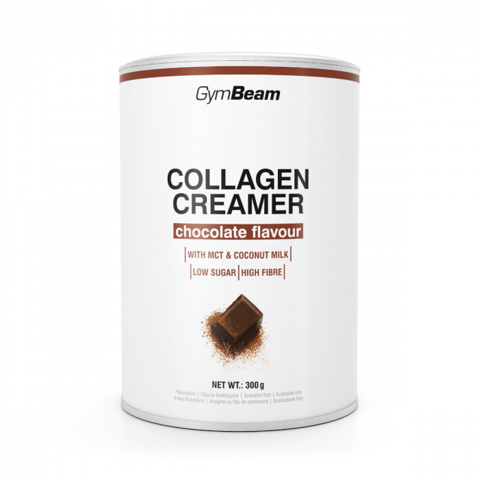 Collagen Creamer GymBeam 300 g čokoláda
