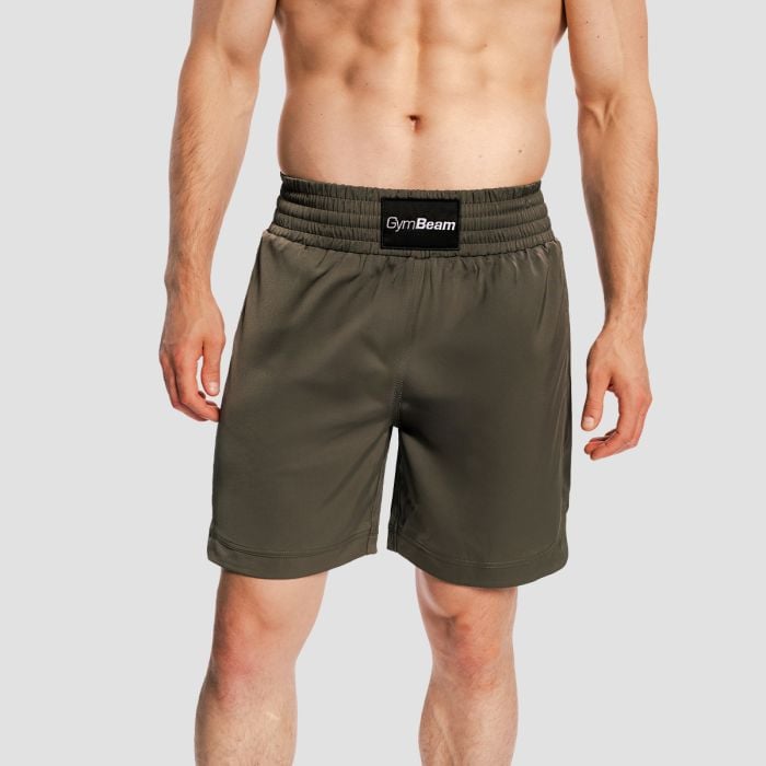 Šortky Boxing Combat Olive Grey - GymBeam L