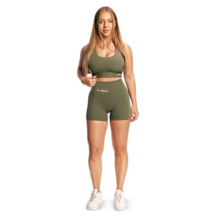 Športová podprsenka Combat Olive Grey - GymBeam M