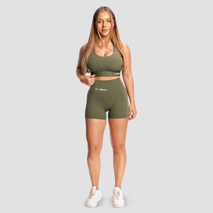 Športová podprsenka Combat Olive Grey - GymBeam M