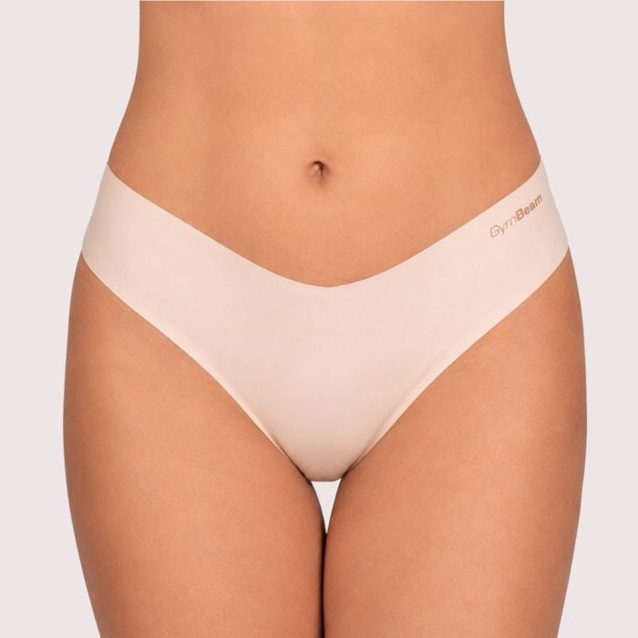 GymBeam Bezšvové nohavičky Comfy 3Pack Beige  XL