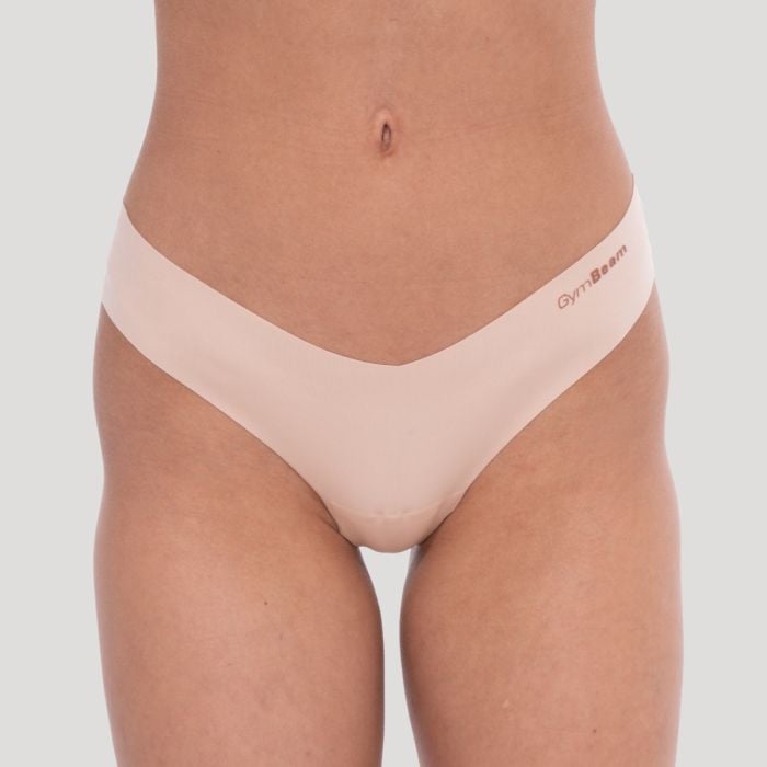 GymBeam Bezšvové nohavičky Comfy 3Pack Beige  M