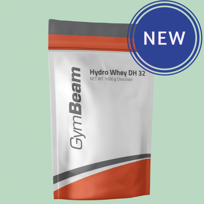 Proteín Hydro Whey DH 32 - GymBeam 1000 g - bez príchute