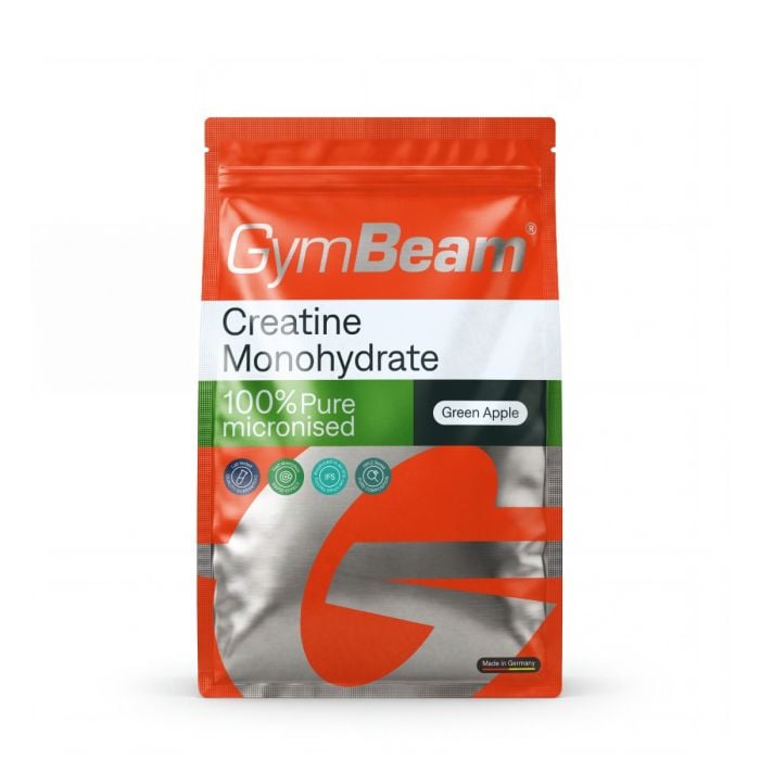 GymBeam 100 % Kreatín monohydrát zelené jablko