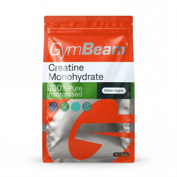 GymBeam 100 % Kreatín monohydrát zelené jablko
