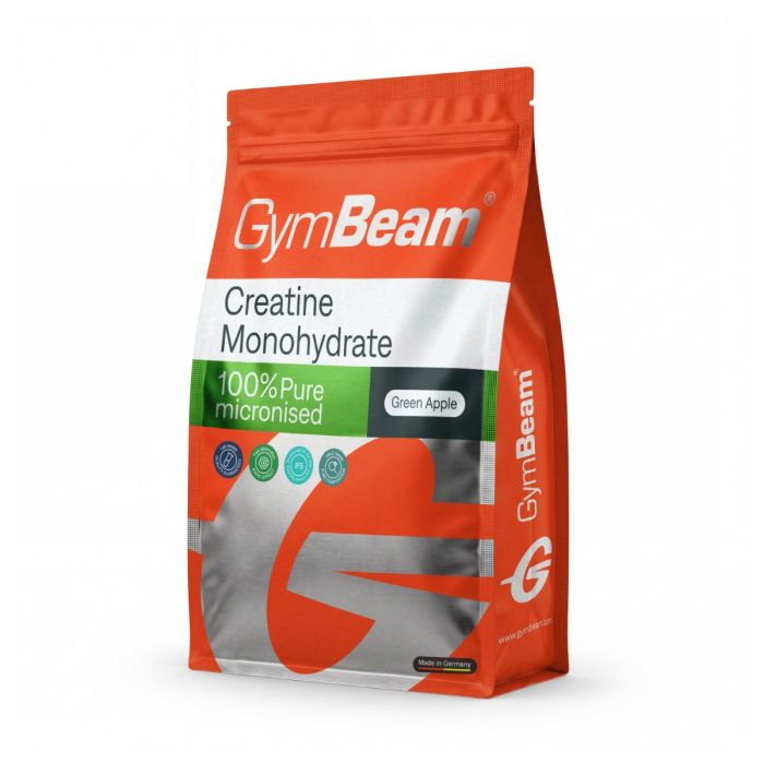 GymBeam 100 % Kreatín monohydrát zelené jablko