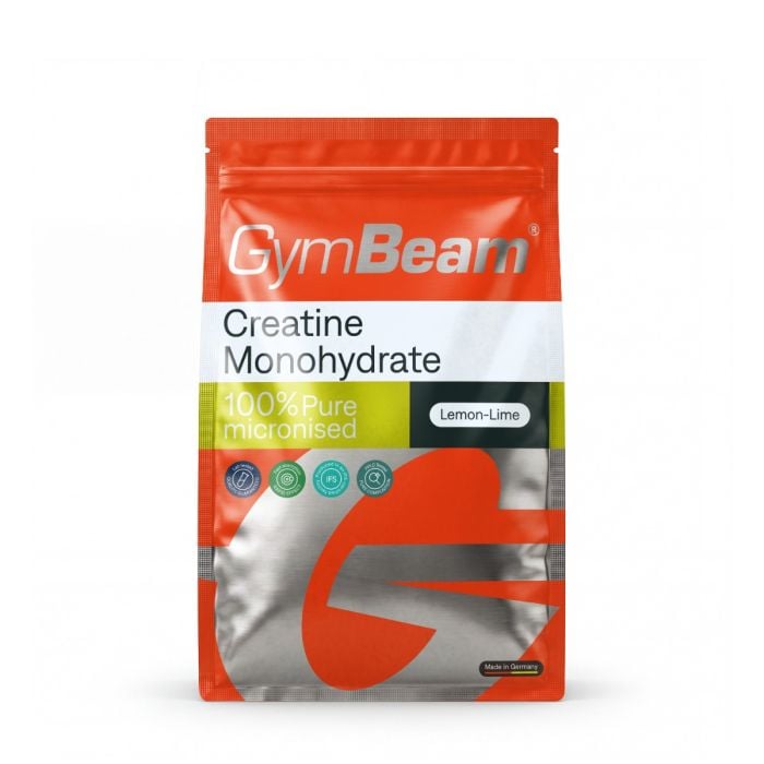 GymBeam 100 % Kreatín monohydrát citrón limetka