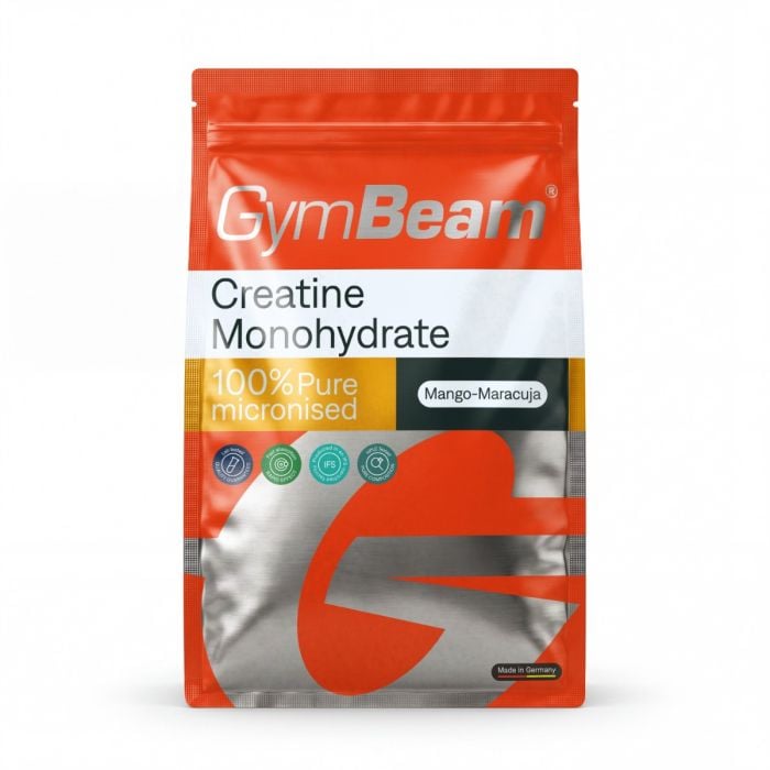 GymBeam 100 % Kreatín monohydrát mango marakuja