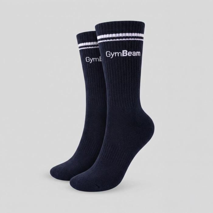 GymBeam Ponožky Crew Blue  M