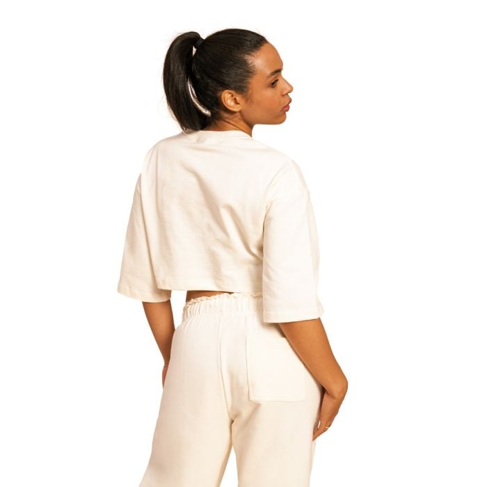 Dámske tričko Cropped Serenity Ivory - BeastPink S