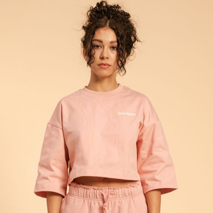 E-shop BeastPink Dámske tričko Cropped Serenity Pink