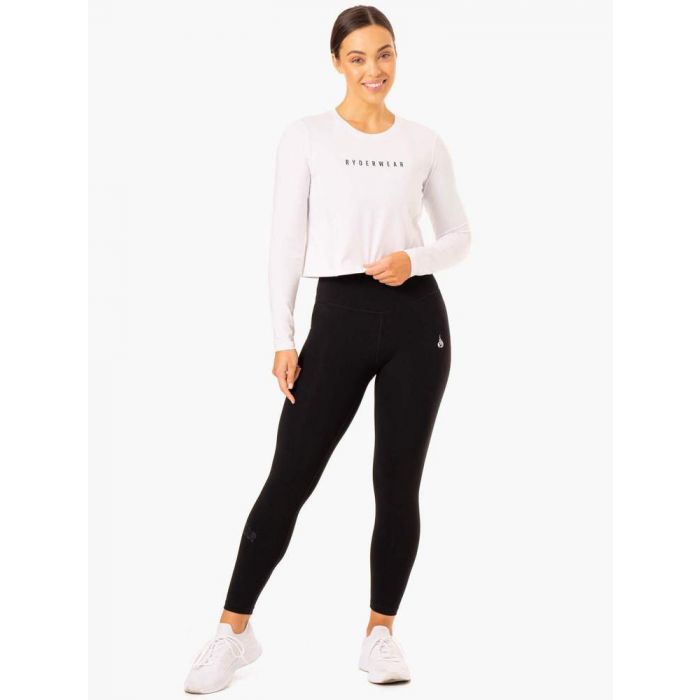 Dámske tričko Long Sleeve Top Foundation White - Ryderwear L