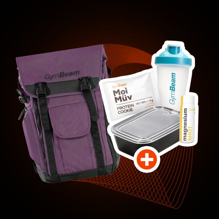 Batoh Adventure Eggplant - GymBeam Obrázek