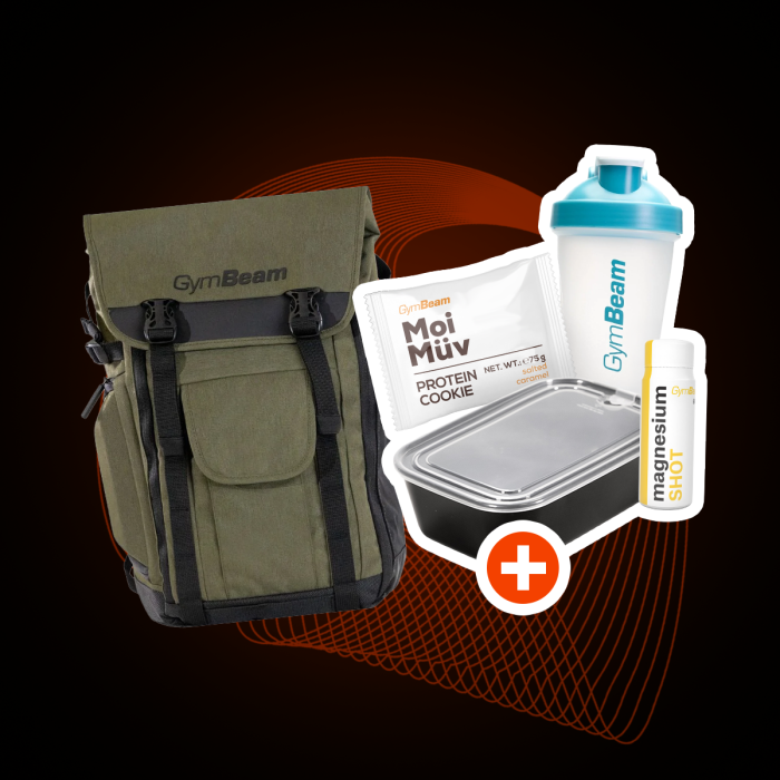 Batoh Adventure Military Green - GymBeam Obrázek