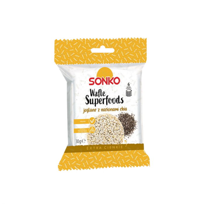 Millet superfoods cakes with chia seeds - SONKO