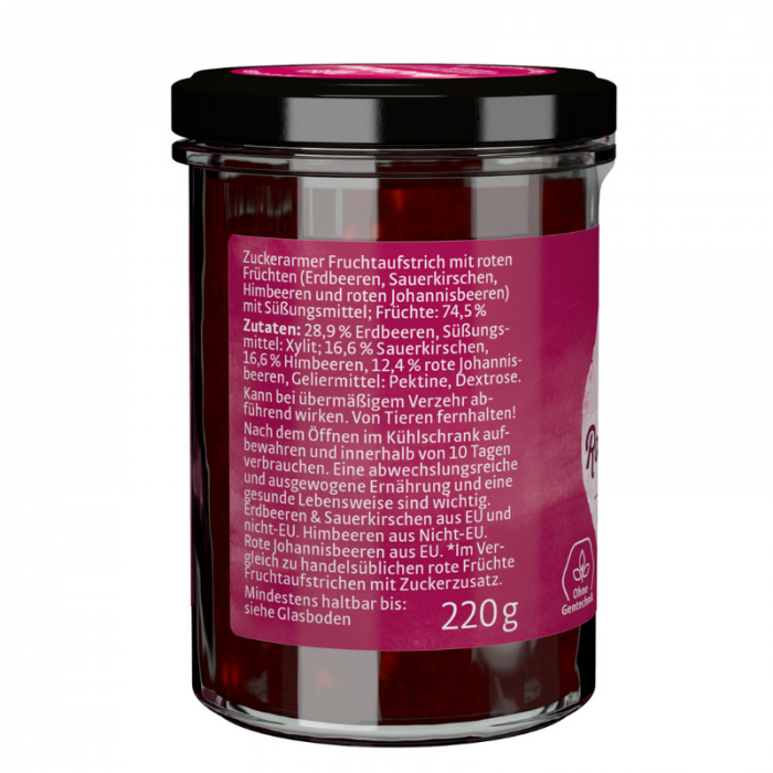 Džem z červeného ovocia - Xucker 220 g