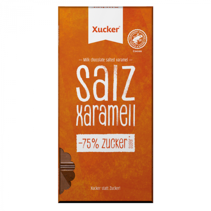 Čokoláda s príchuťou slaný karamel Xukkolade - Xucker