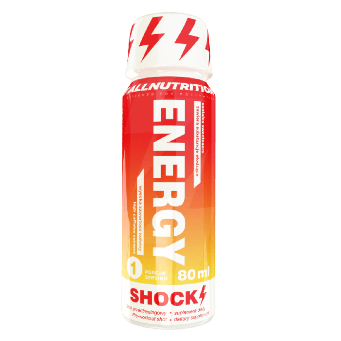Predtréningový stimulant Energy Shock Shot 80 ml - All Nutrition