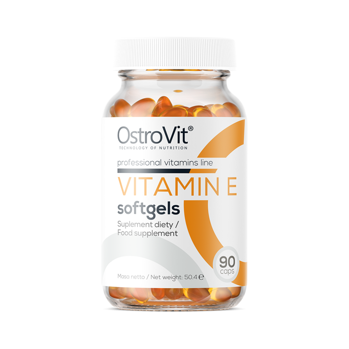 Vitamín E softgels 90 kaps - OstroVit 