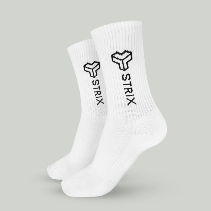 Ponožky Essential Crew 2Pack White - STRIX L