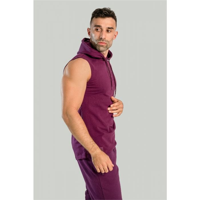 Tielko Essential Hoodie Tank Plum - STRIX XXL