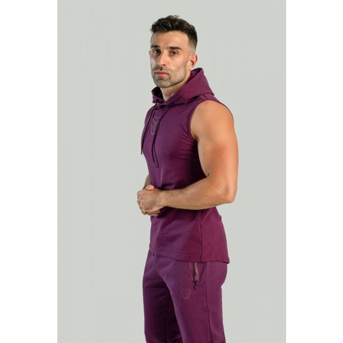 Tielko Essential Hoodie Tank Plum - STRIX XXL