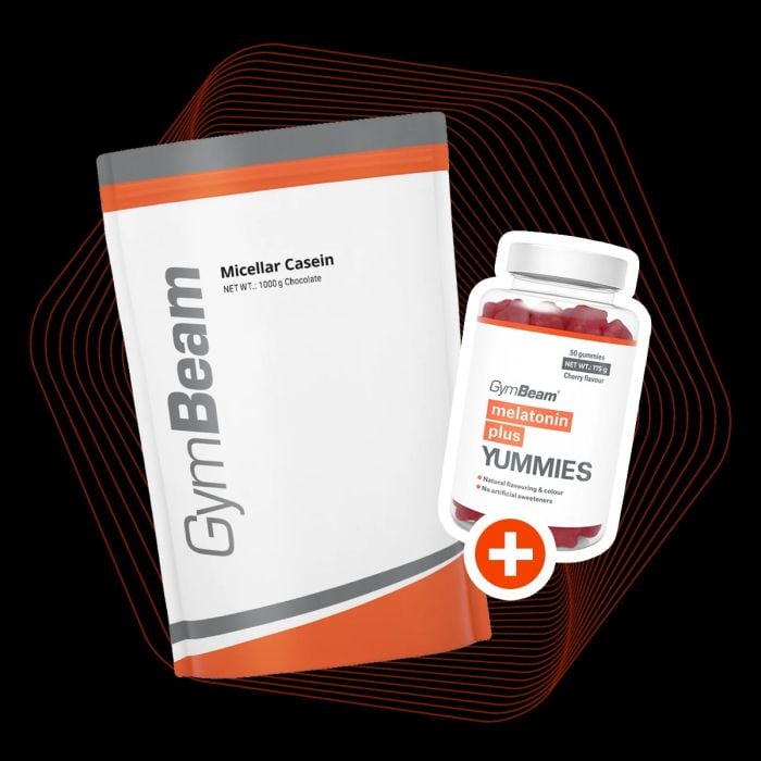 Micelárny kazeín - GymBeam + darček 1000 g - čokoláda